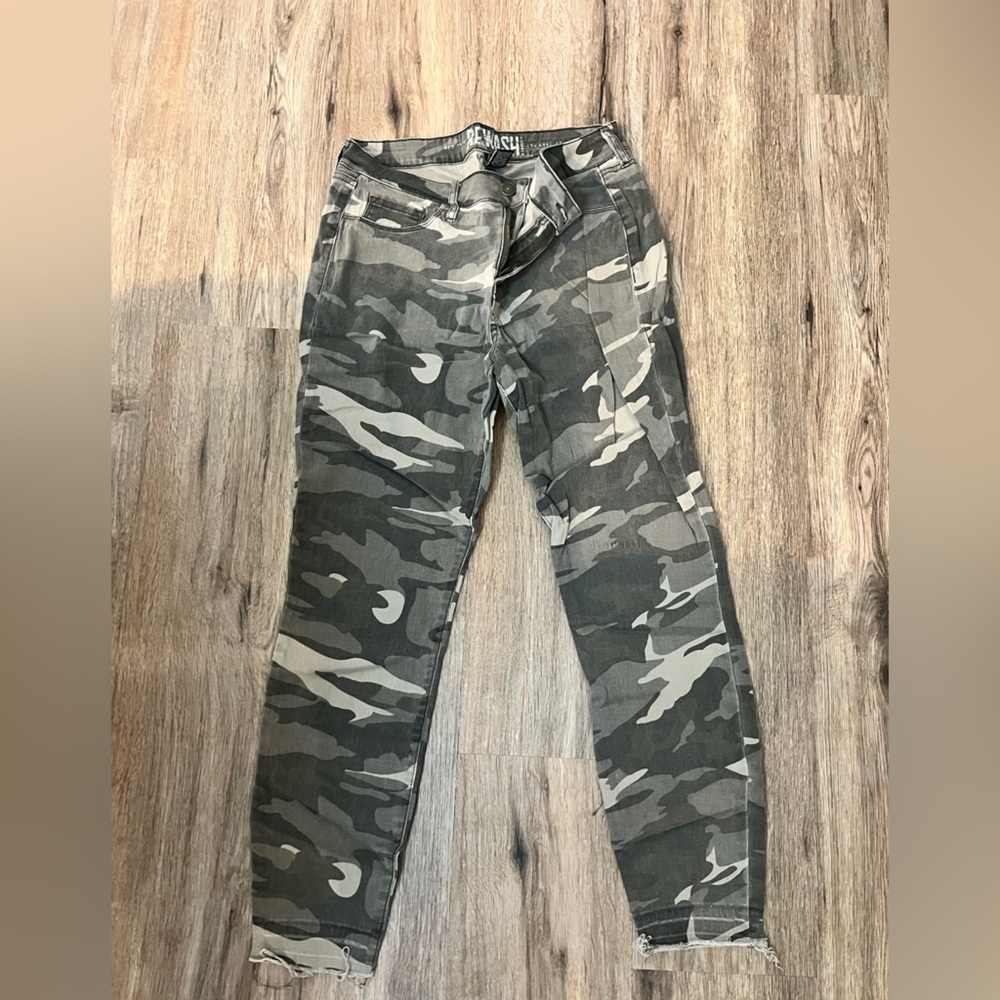 Rewash Camo Skinny Jeans